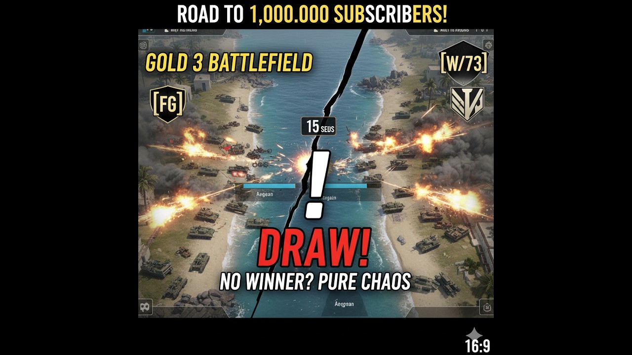 UNBELIEVABLE DRAW! 🔥 [FG] vs [W/73] - Gold 3 Battlefield Chaos #Warpath