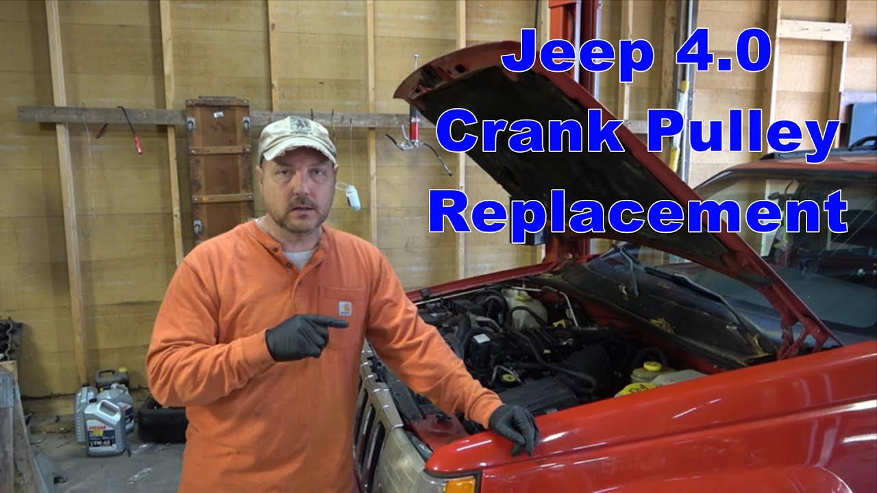 Jeep 4.0 Crank Pulley / Harmonic Balancer Replacement. Jeep XJ, ZJ, WJ, YJ, & TJ.