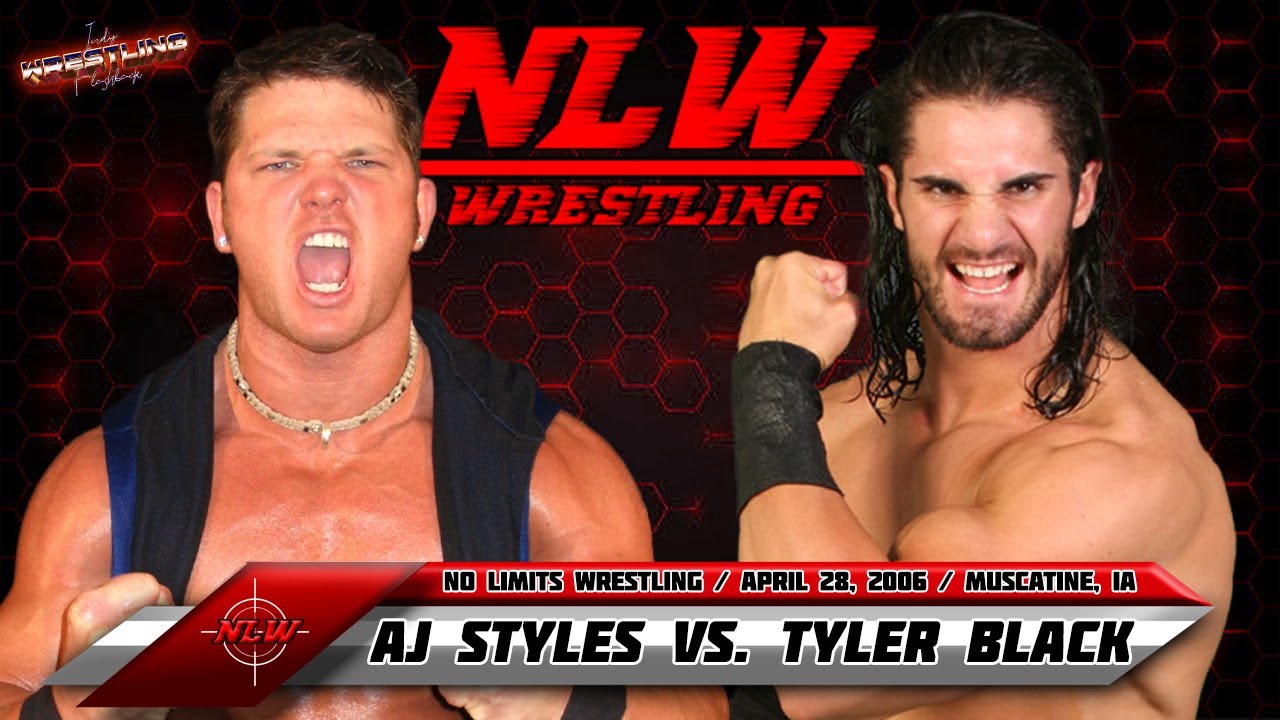 AJ Styles vs. Seth Rollins (Tyler Black) - No Limits Wrestling, April 28, 2006