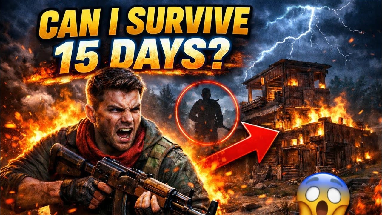15 Days Survival Challenge in Last Island of Survival! 🔥