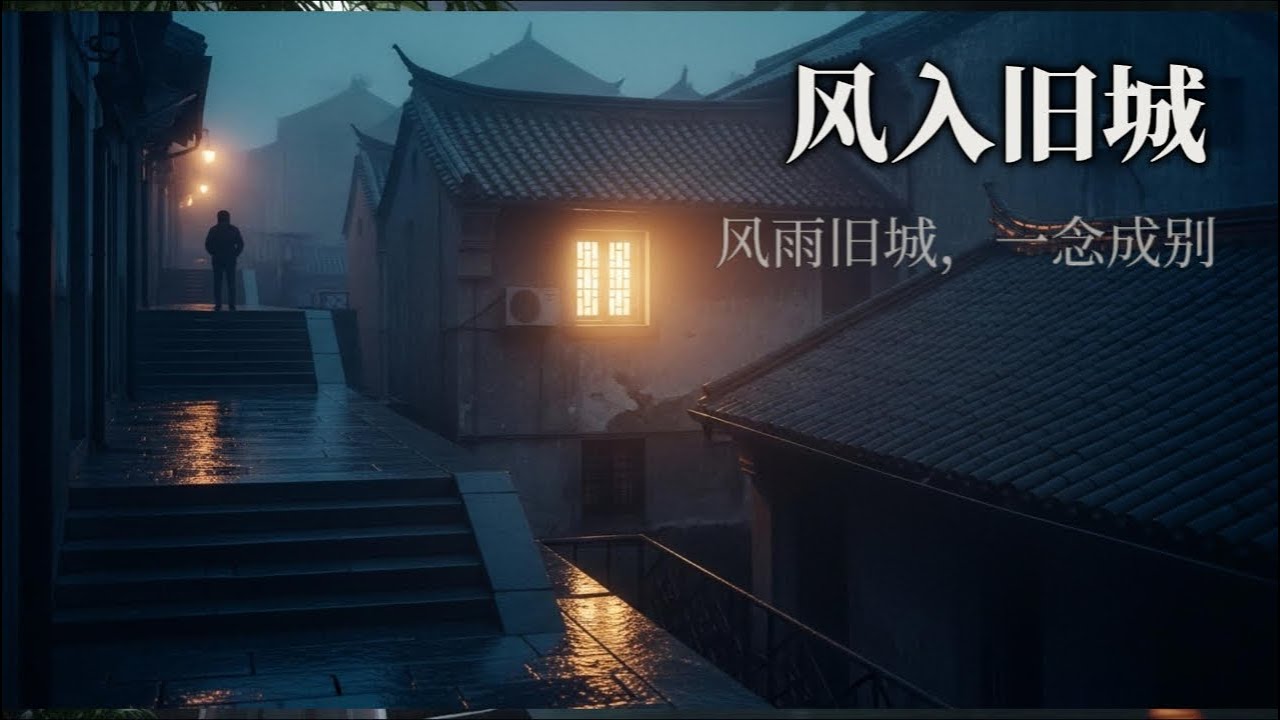 《风入旧城》｜风雨旧城的无声告别｜克制治愈｜Modern Chinese Style · Melancholic Healing Music