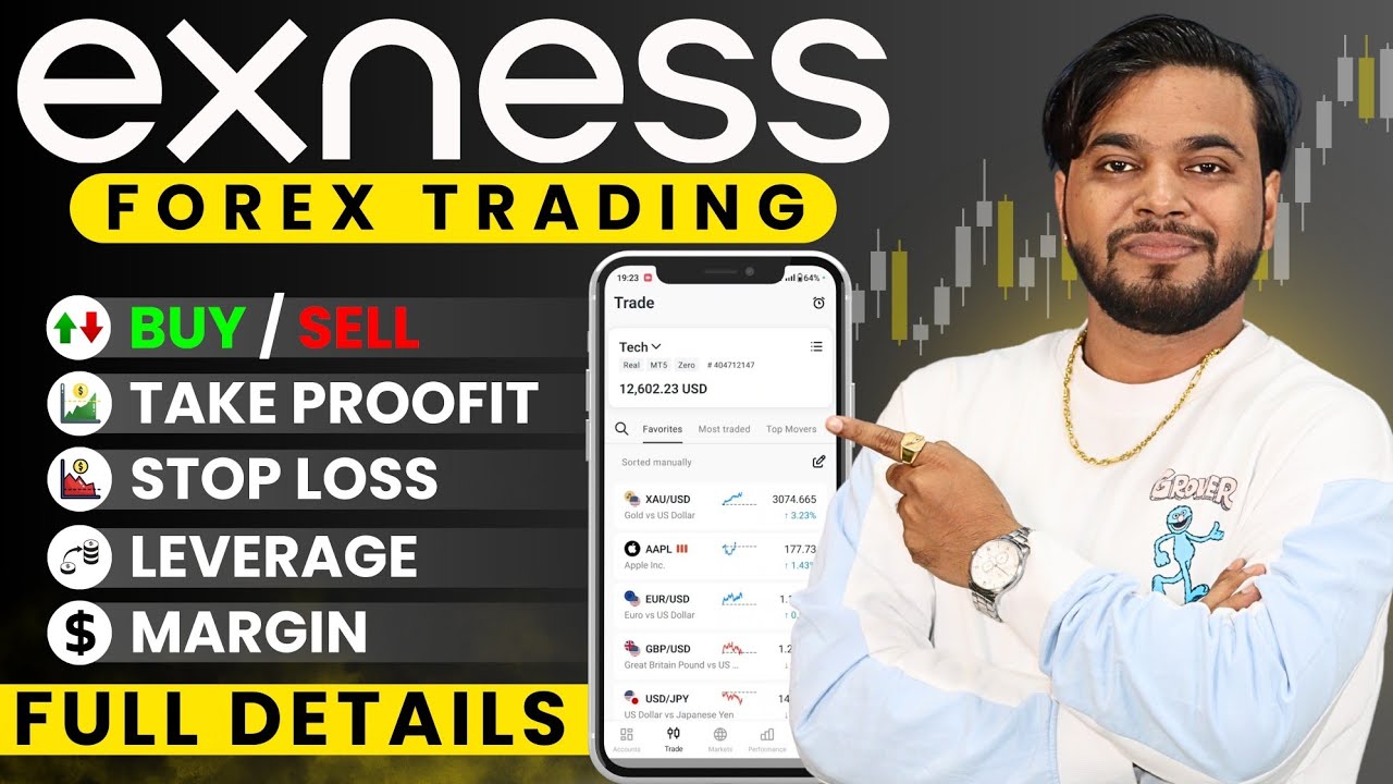 Exness App Me Forex Trading Kaise Kare | How To Use Exness Broker | Exness To Trade In Exness App