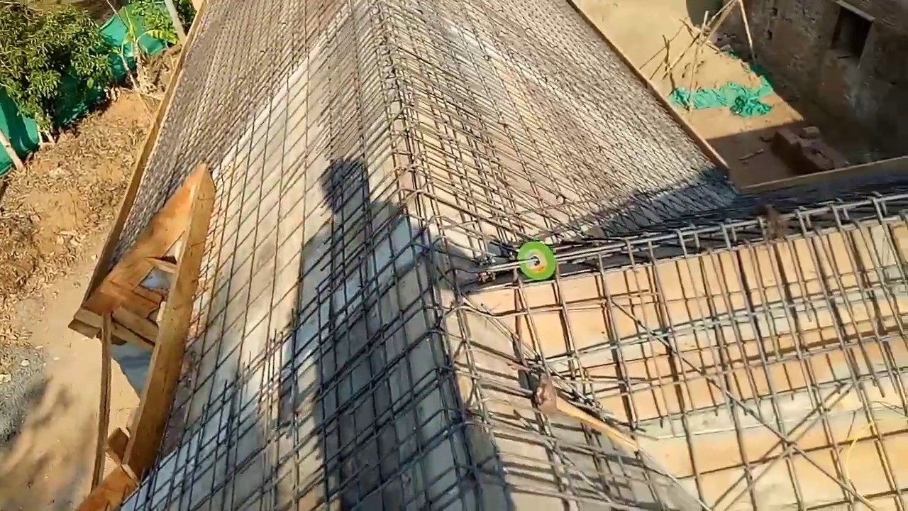 RCC  sloping slab raforsment