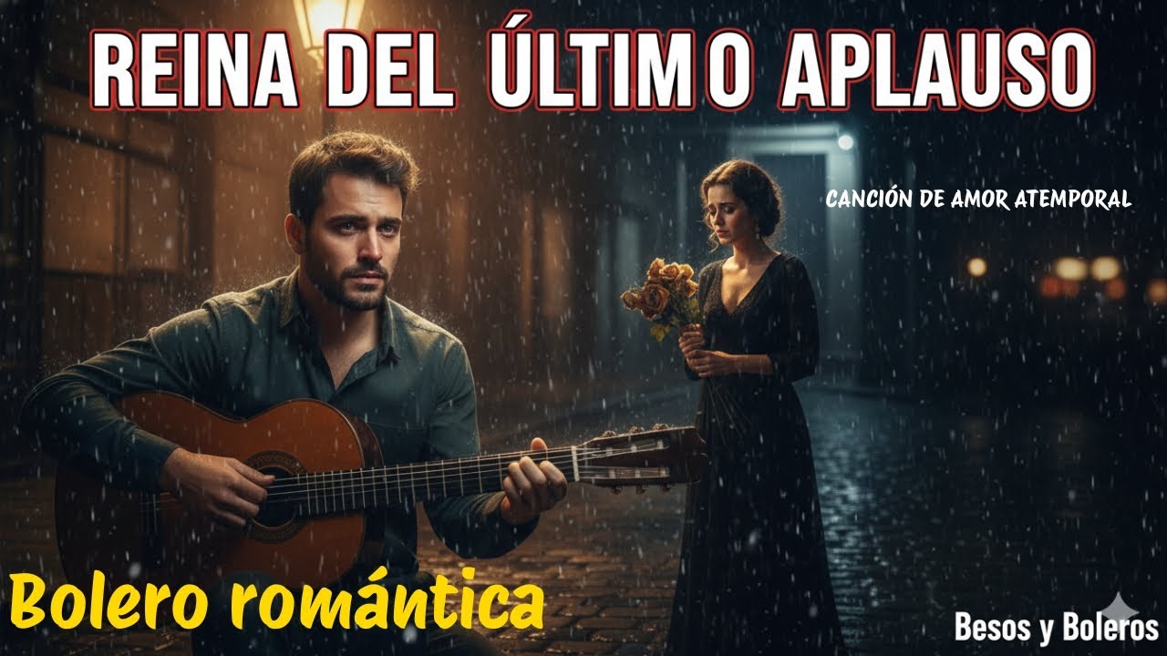 Reina del Último Aplauso | Bolero Romántico Español (Letra) — Lluvia de Boleros