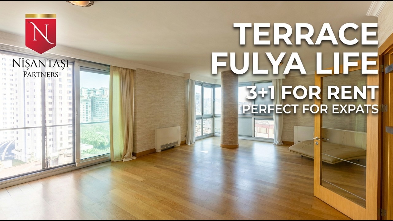 Terrace Fulya Life | 3+1 Apartment For Rent | Perfect for Expats in Istanbul