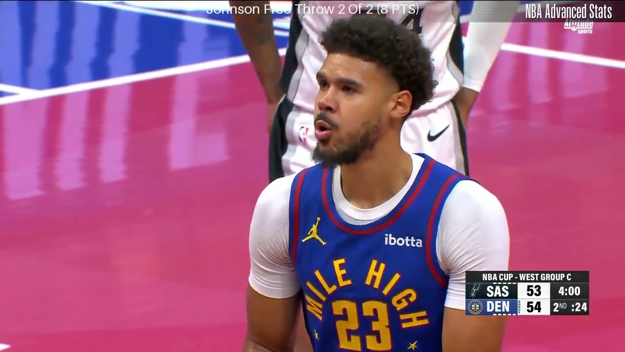 Cameron Johnson Full Highlights San Antonio Spurs vs Denver Nuggets Nov 28, 2025