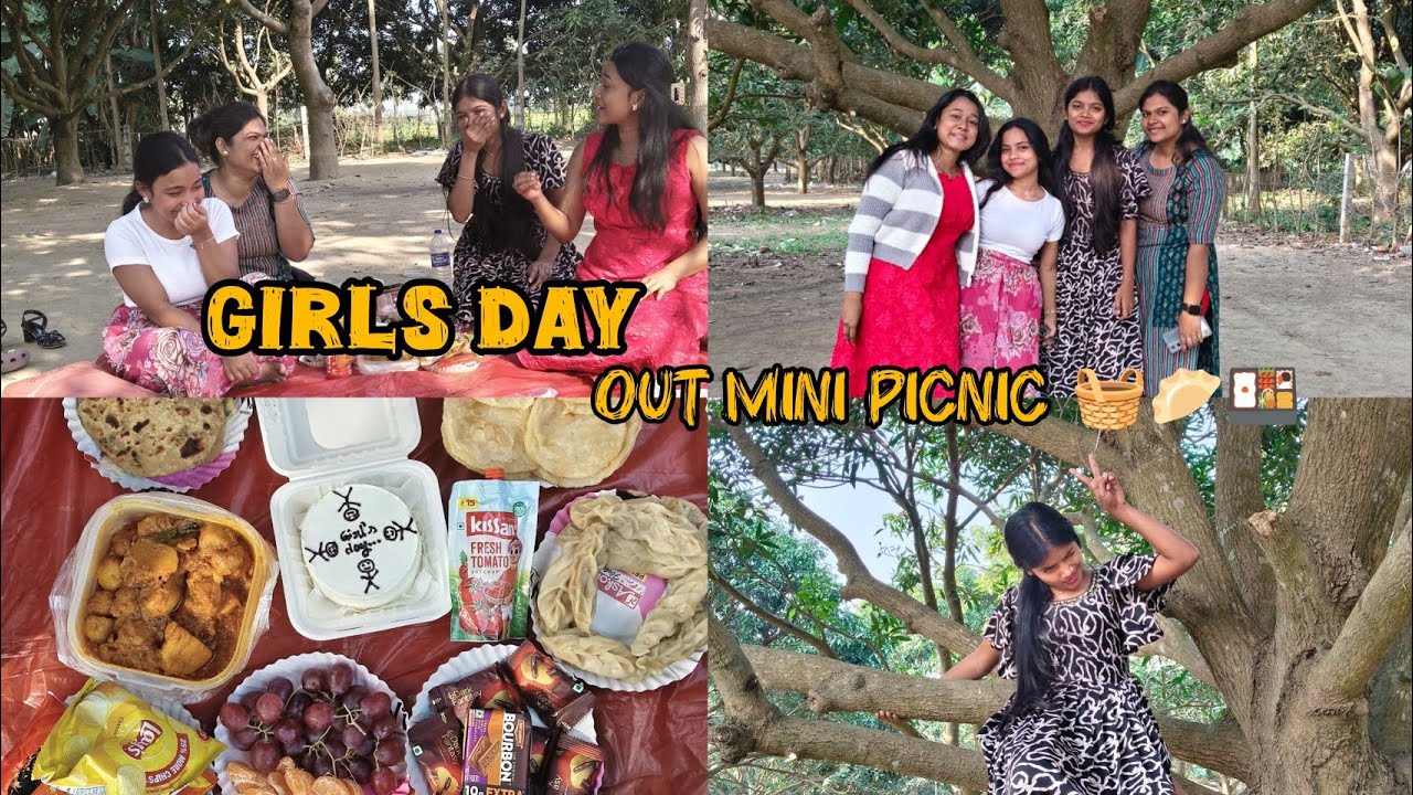 Girls day out mini picnic🧺নিজেদের জন্য নিজেরাই সমস্যা তৈরি করি🤦