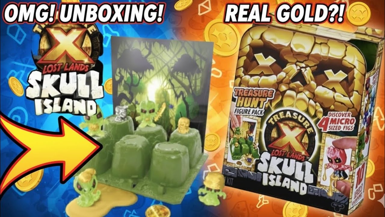 OMG! We Found REAL Gold! 🪙 Treasure X Skull Island. Unboxing & Review! Asmr