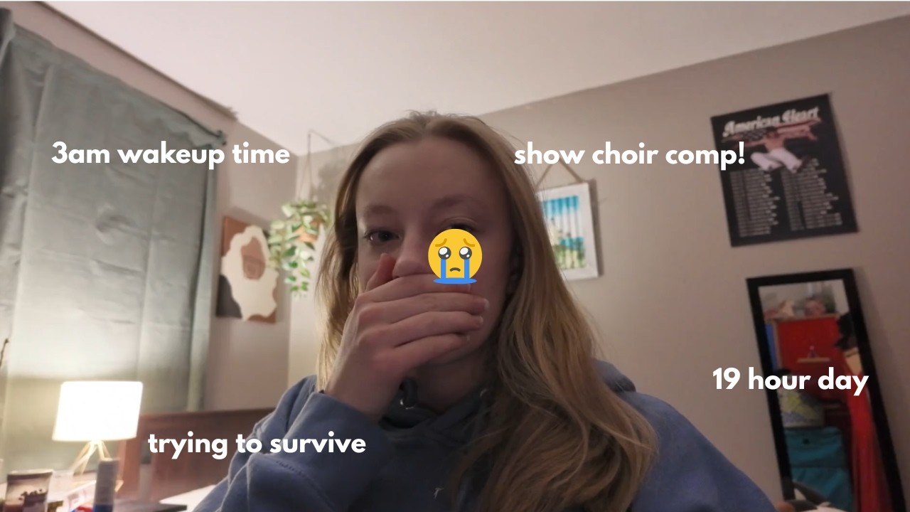 weekend in my life! show choir comp, 3am wake up call, and more! | sophmore year #4