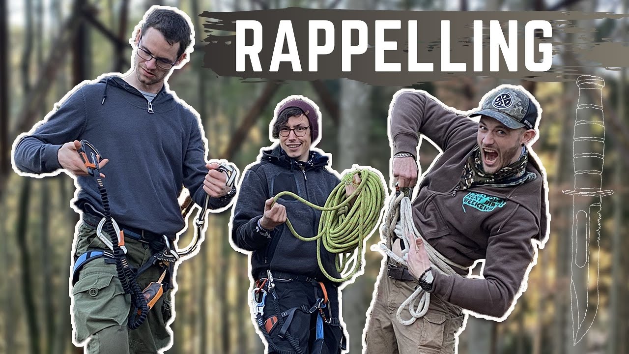 How to RAPPEL with just a Rope and Carabiner | Part 1