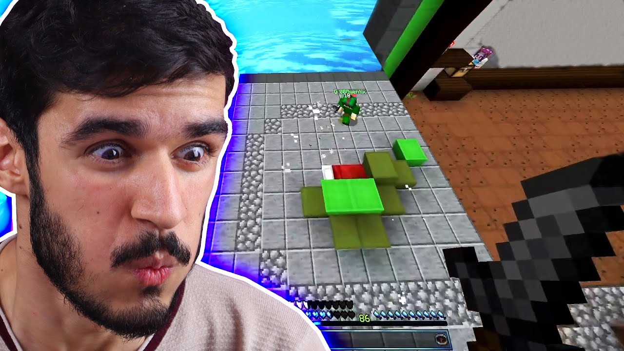 حرفه ای ترین بدوارز عمرمو بازی کردم - Minecraft Bedwars Weighted items challenge