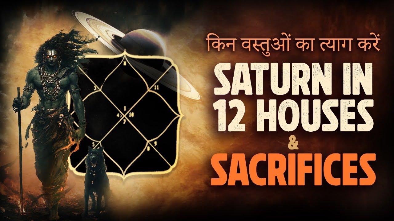 Saturn 🪐 in all 12 Houses and Things to Sacrifice // किसका दान करें?