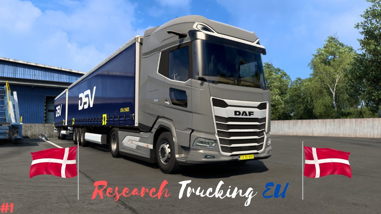 ETS2 - Research Trucking Part EU (Part 1)