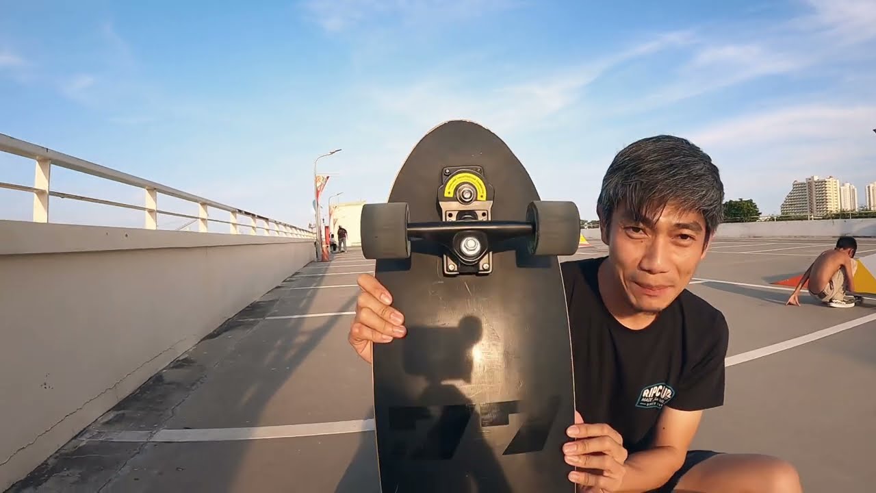 Smoothstar 34” Filipe Toledo #77 Surfskate Review with More Details and Test Ride