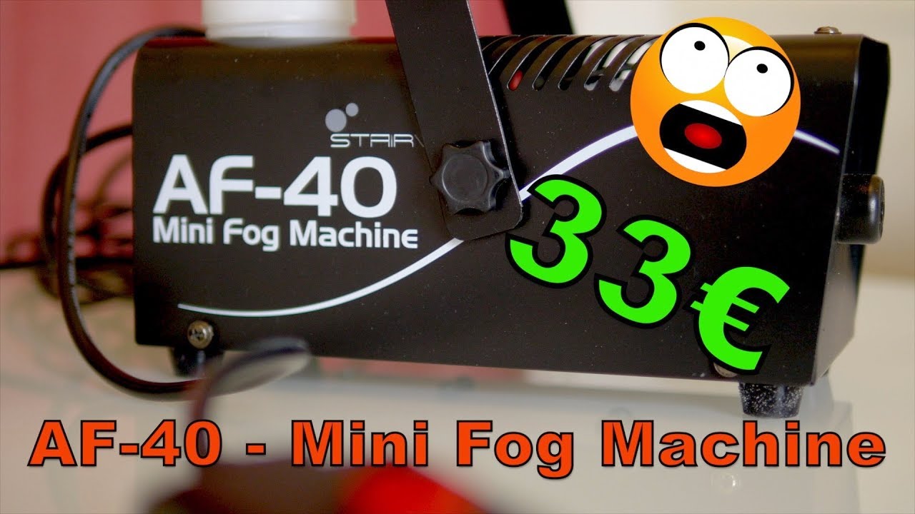 Une machine à fumée à 33€ ! 😵 Stairville AF-40 Mini Fog Machine ✅