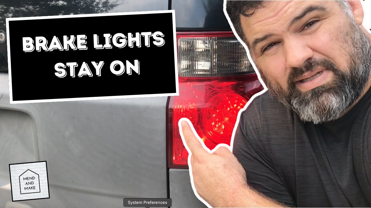 Стоп-сигналы продолжают гореть. Как это исправить? (Honda Element)