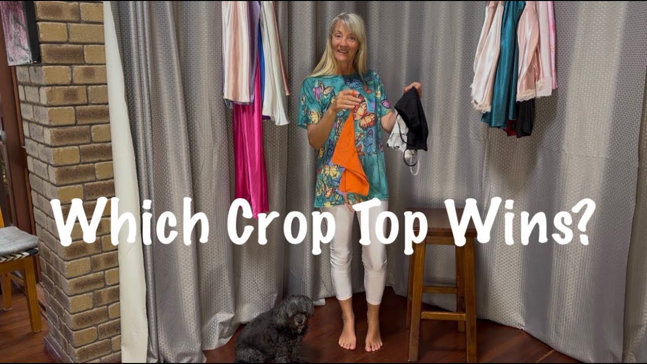 Crop Top Try On Haul | Styling White Satin Pants