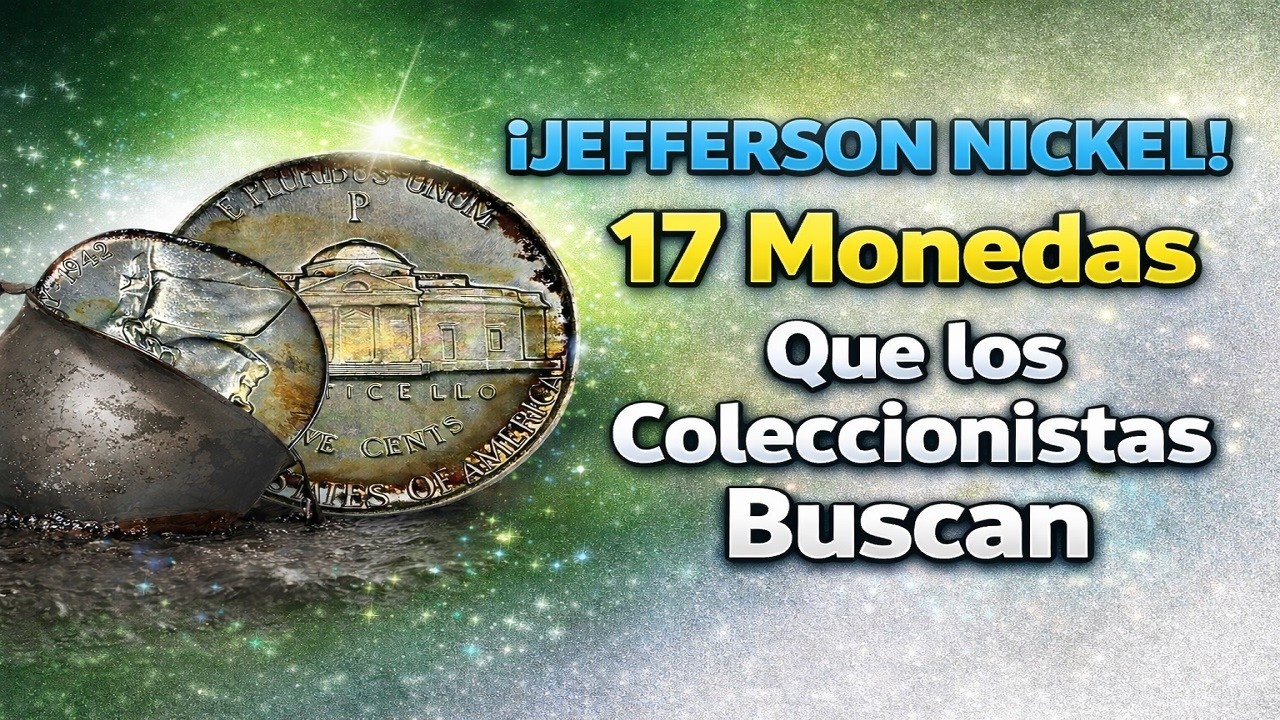 .¿Tienes Estas 17 Monedas JEFFERSON Nickel? ¡NO las Gastes! V24-26