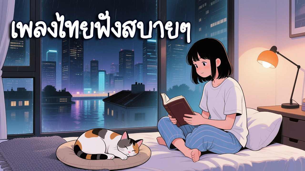 lofi Thai รวมเพลงไทยฟังสบาย ชาร์จแบตหัวใจ 🎧 (อัปเดตล่าสุด / เปิดยาวๆ ได้ทั้งวัน)