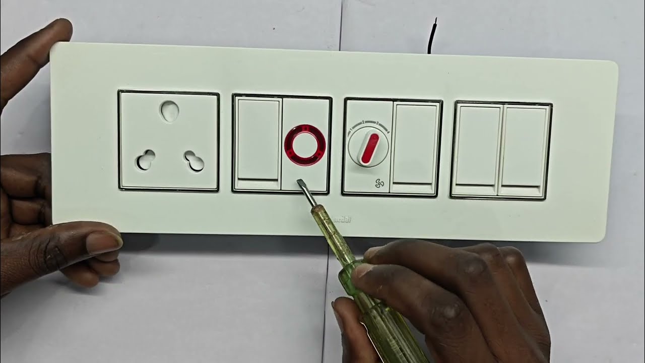 8 model switch board wiring connection!