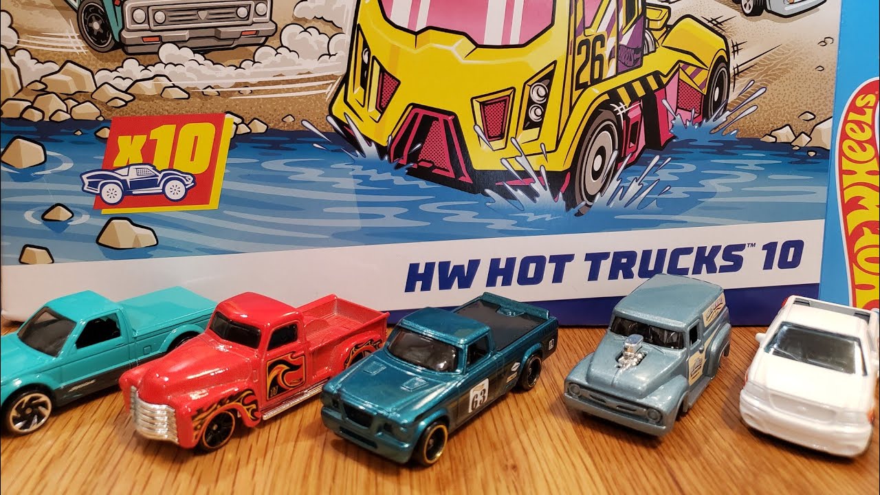 Новый эксклюзивный набор Hot Wheels HW Hot Trucks из 10 игрушек на Amazon — распаковка и первые в...