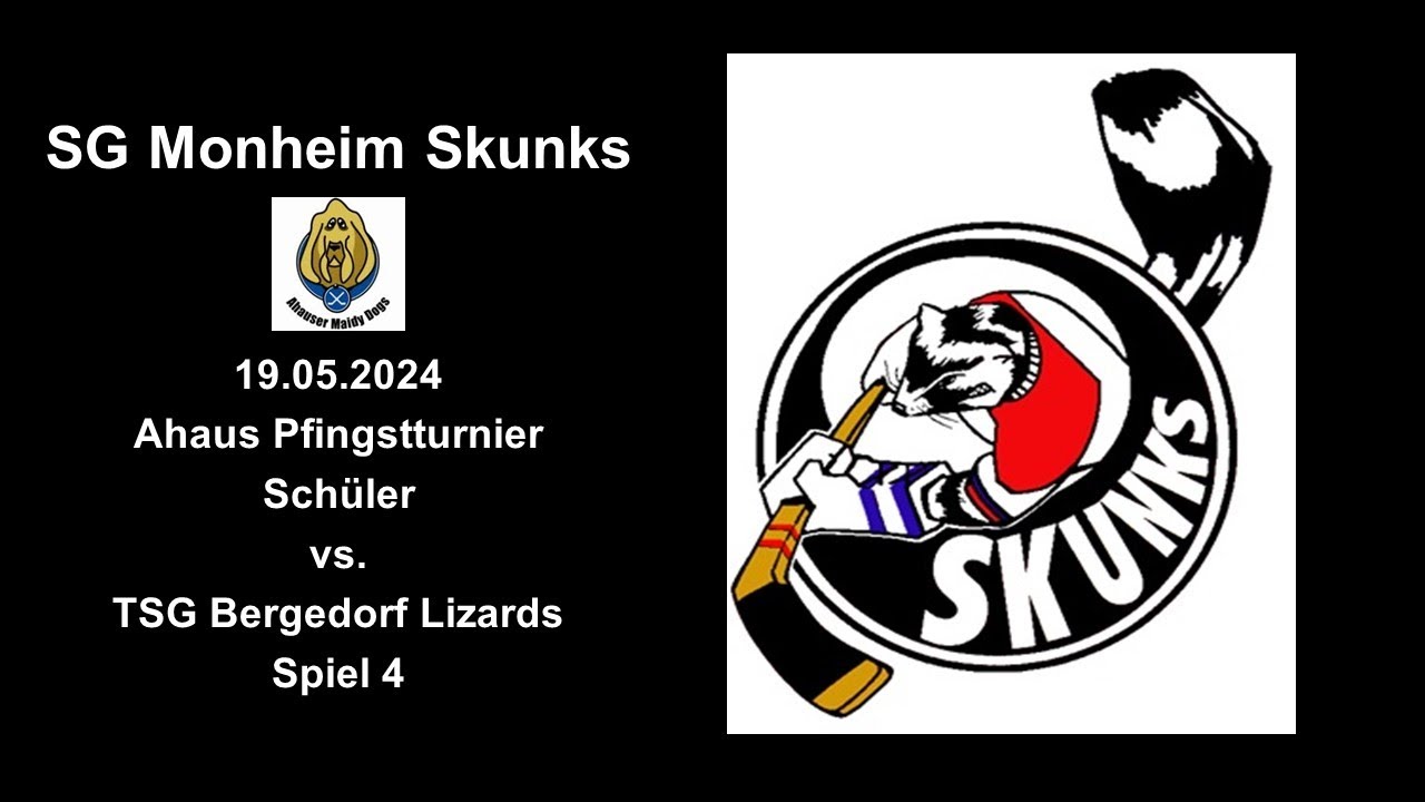 19.05.2024 Pfingstturnier Ahaus 4. Spiel Schüler vs. TSG Bergedorf Lizards