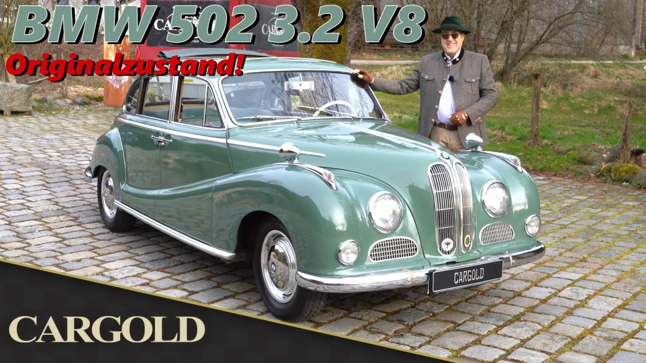 BMW 502 3.2l V8, 1960, So gut fährt ein BMW Barockengel im Originalzustand. 1. Hand/Familienbesitz