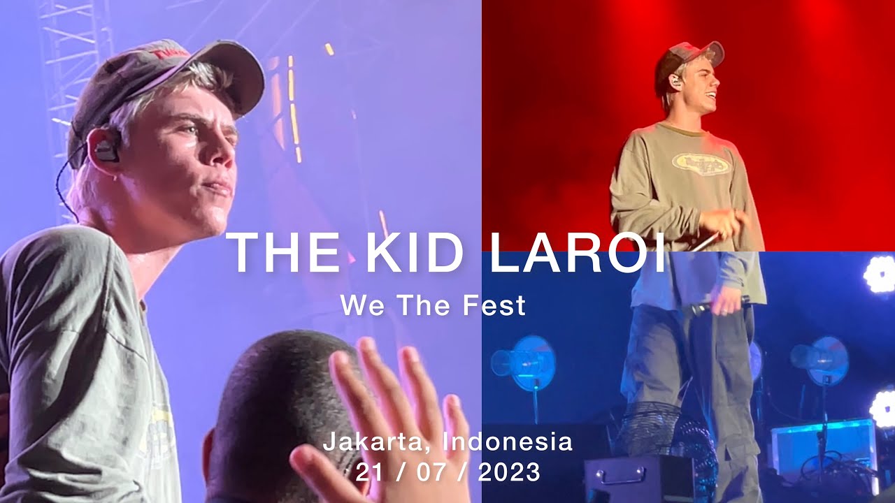 The Kid LAROI at We The Fest Jakarta Indonesia 21/07/2023