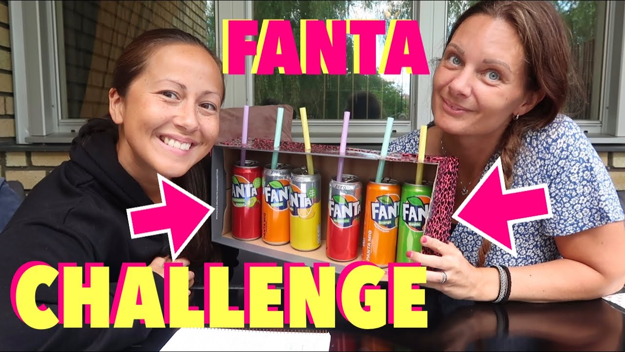 Blindfolded Test! Kan vi gissa alla Fanta smaker?