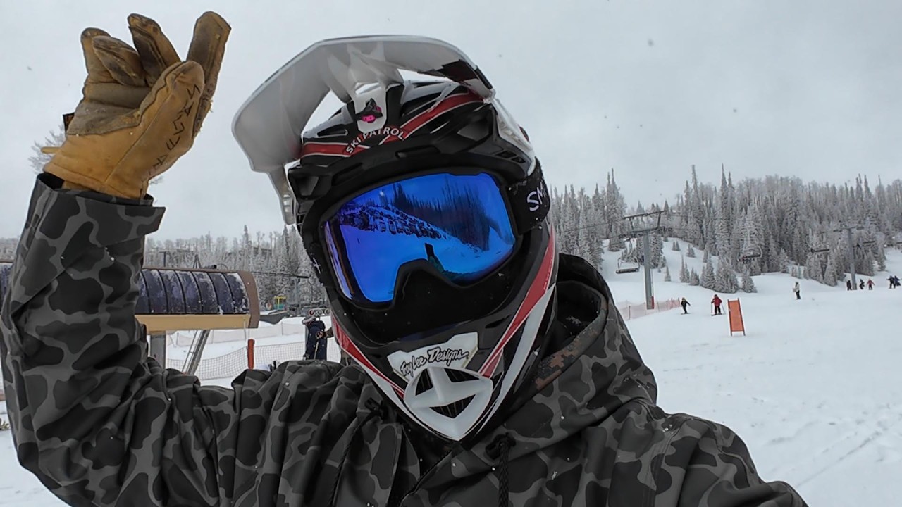 Shredding Dust on Crust - Brian Head Resort #brianheadresort #skibyk #lenzskibike #skiutah