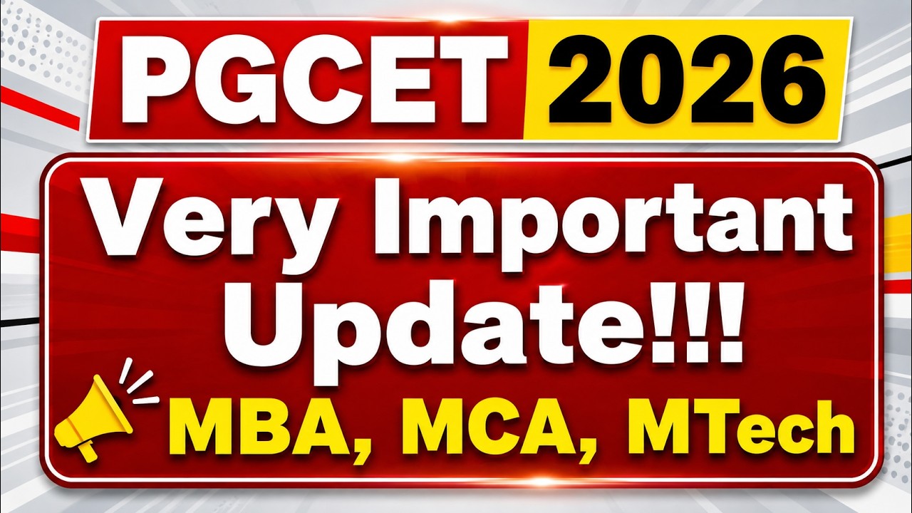 PGCET 2026 Option Entry Date | PGCET 2026 | KEA PGCET 2026 Option Entry Schedule PGCET 2026 Updates