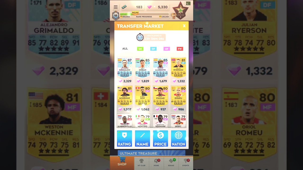 October 25, 2025 Transfer Market