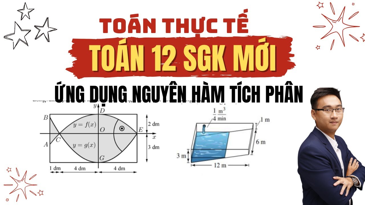 TOÁN 12 || BÀI TOÁN THỰC TẾ || ỨNG DỤNG NGUYÊN HÀM TÍCH PHÂN TÌM DIỆN TÍCH THỂ TÍCH