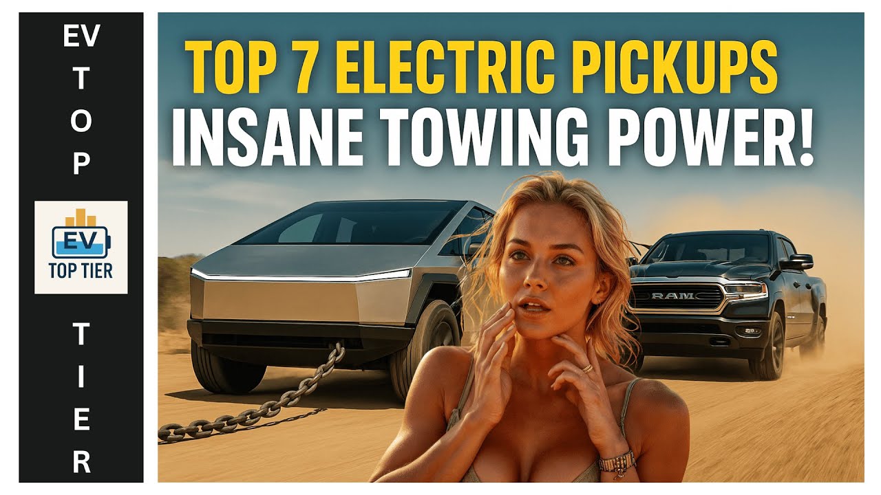 Top 7 Electric Pickups 2025 🚚⚡ | Which EV Truck Tows the Most?
