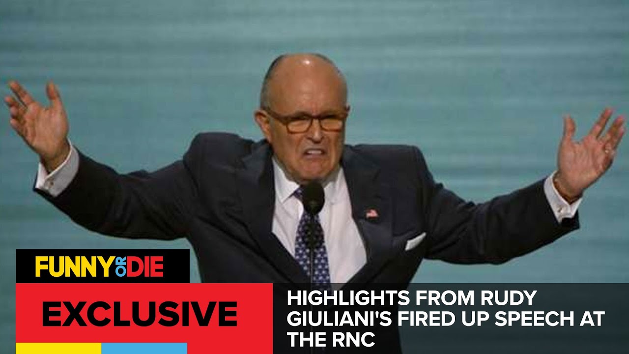 Highlights From Rudy Giuliani's Fired Up Speech At The Republican National Convention