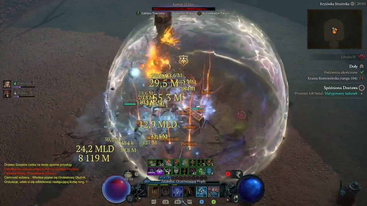 Diablo 4 s7 Lightning Spear Frozen Orb Pit 104