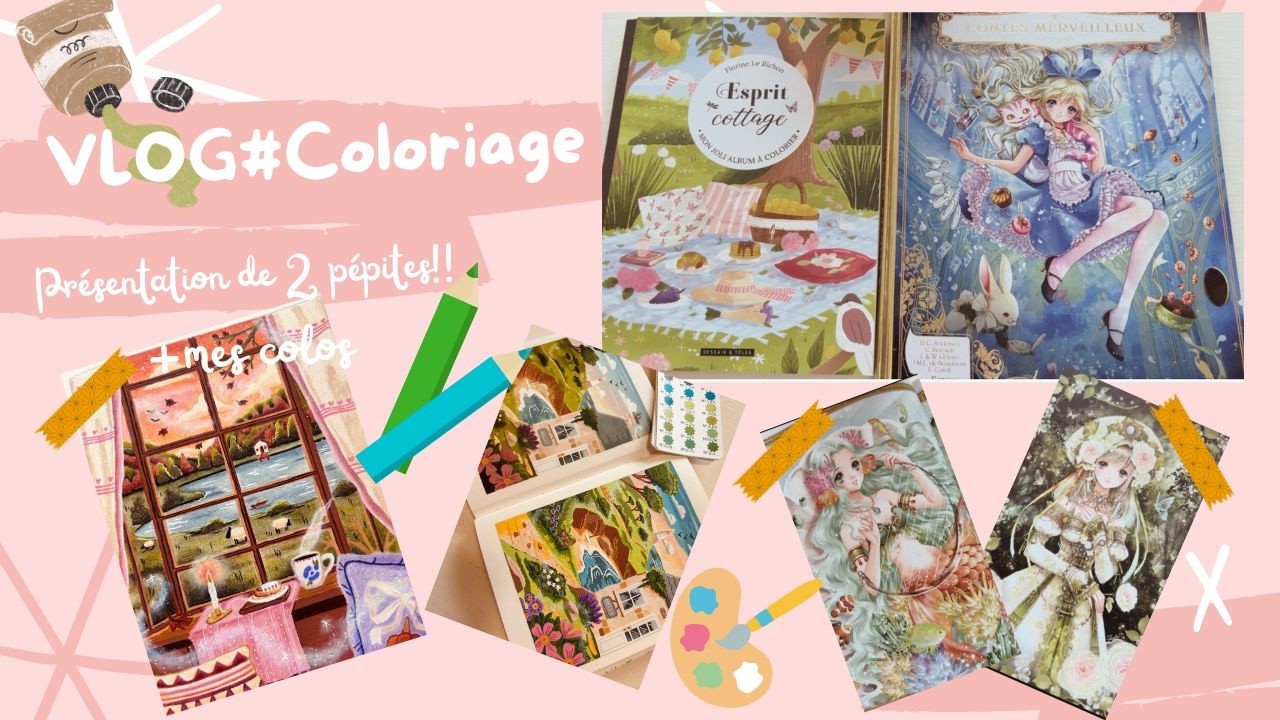Vlog cColoriage mois de mars