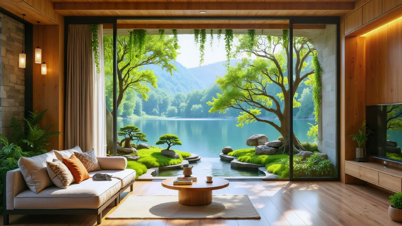 Luxury Lakeside Jazz - Tranquil Jazz & Nature Therapy for Inner Peace & Mental Clarity