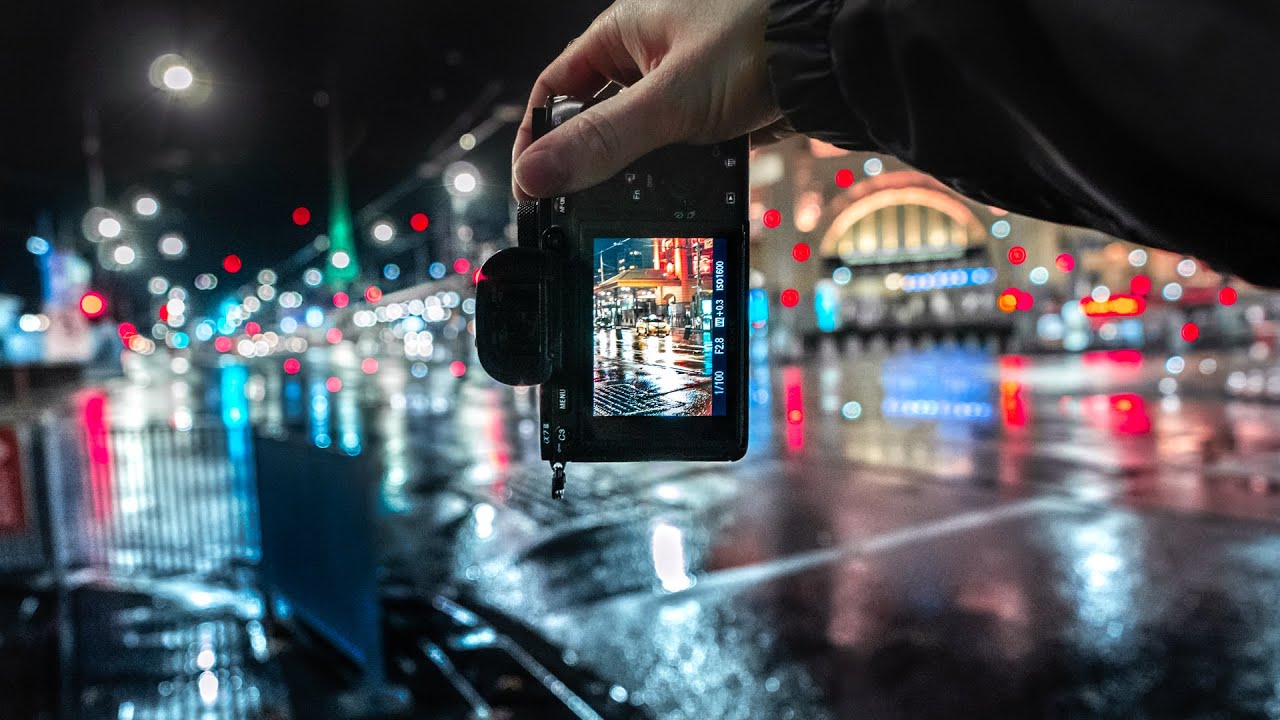20 Minutes of RAINY🌧️ Night POV Street Photography, Sony 85mm 1.8 + A7iii