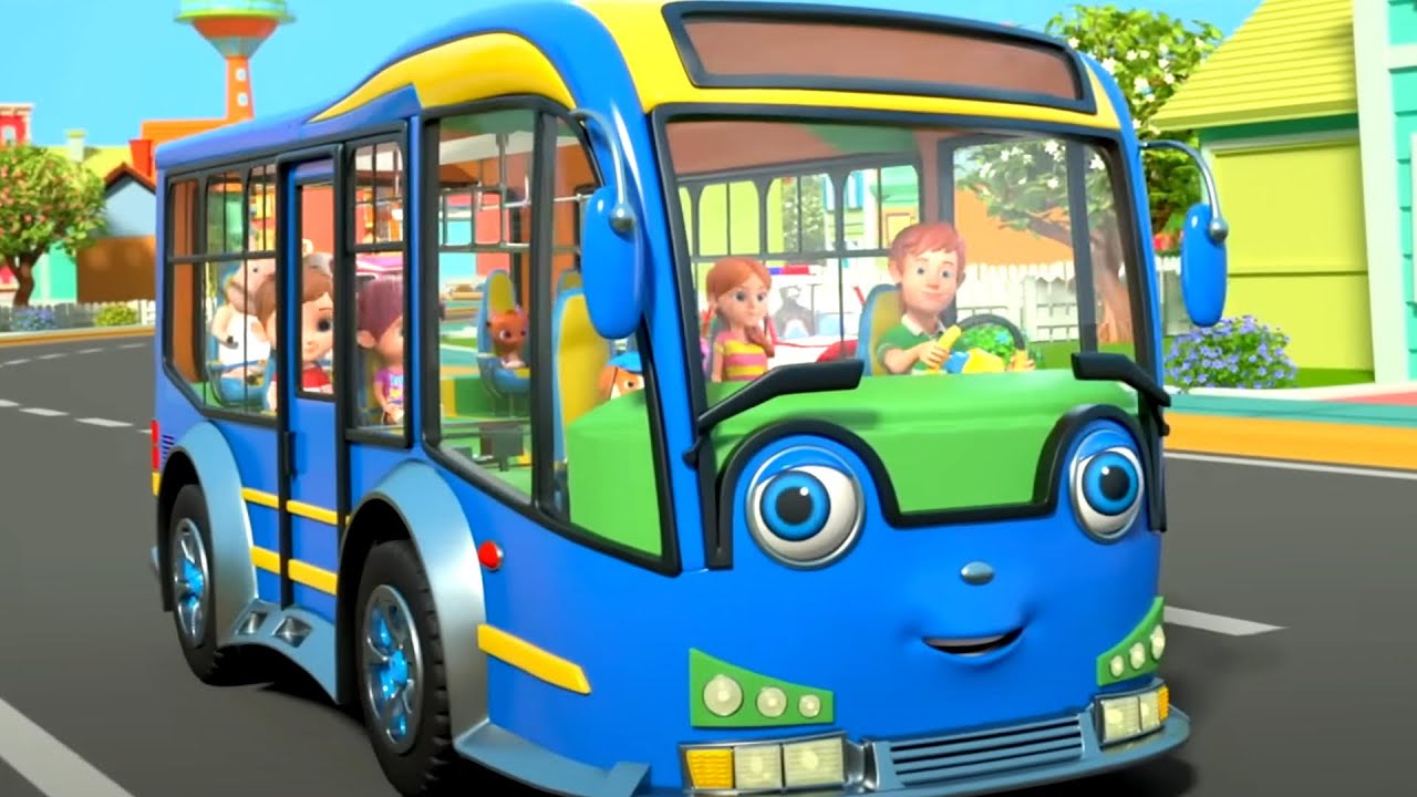 Wheels On The Bus Go Round And Round & More Popular Nursery Rhymes for Kids