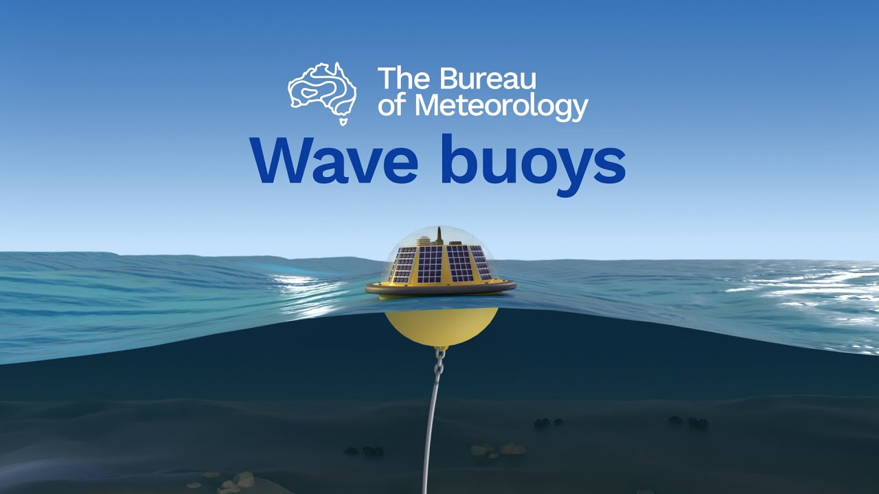 How do wave buoys measure waves around our coastline?