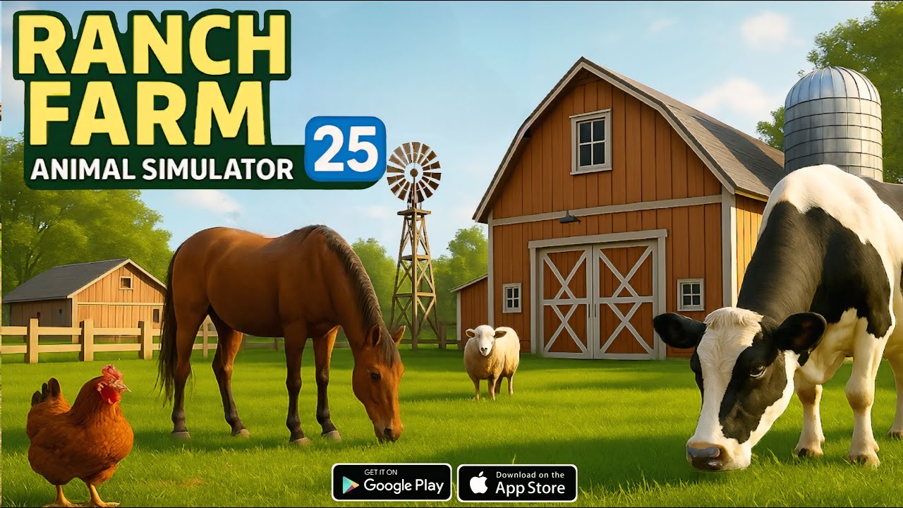 Ranch Farm Animal Simulator 25 (ранний доступ) Игровой процесс для Android