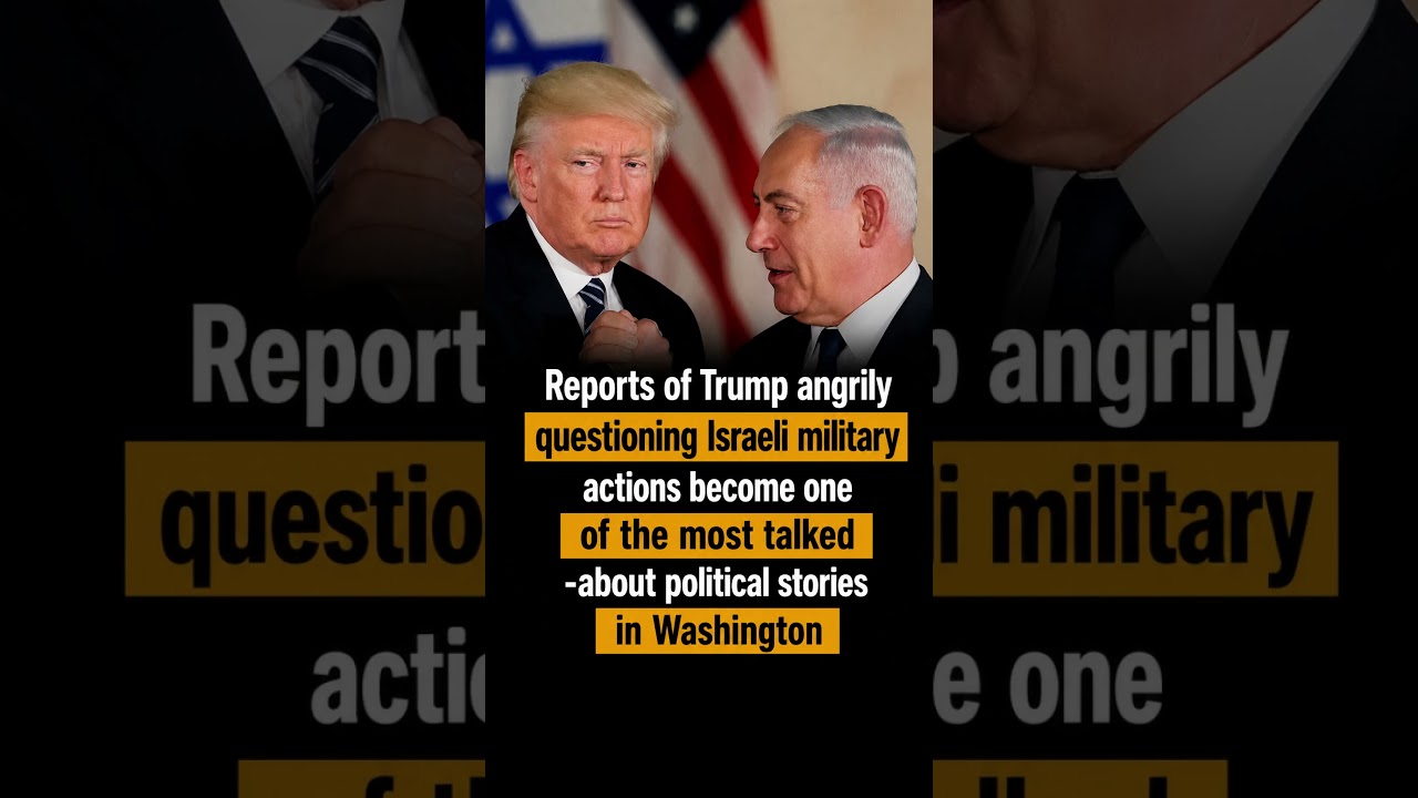 Trump&rsquo;s Fury at Israel Becomes Washington&rsquo;s Hot Story
