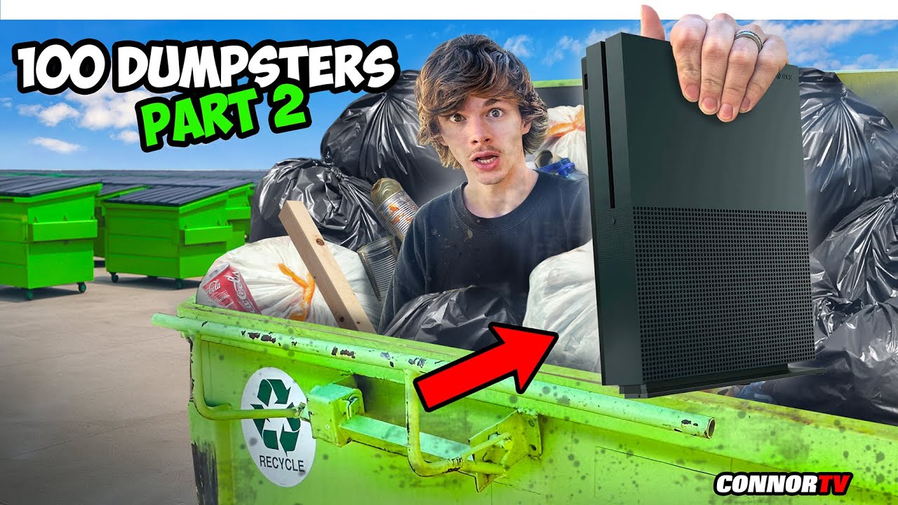 I Searched 100 Dumpsters, Here's What I Found Dumpster Diving Part 2