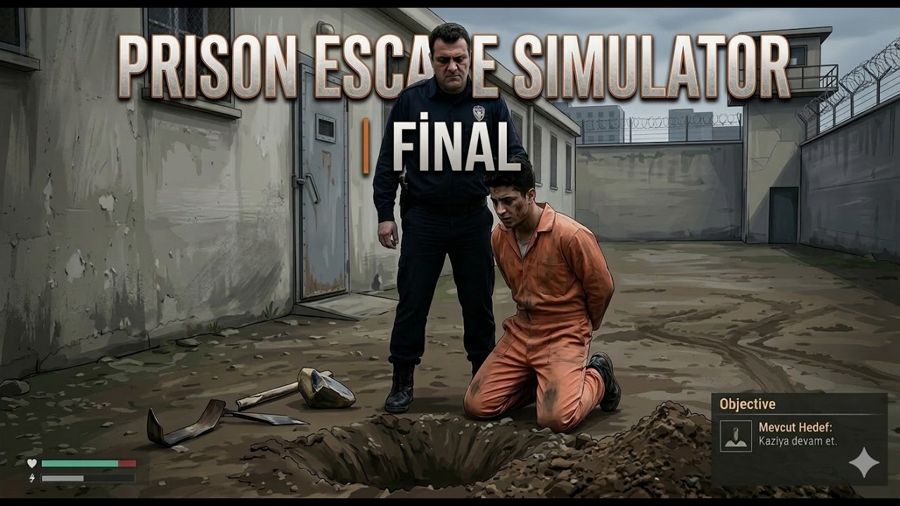 KAÇAMADAN BİTEN OYUN! | Prison Escape Simulator: Final
