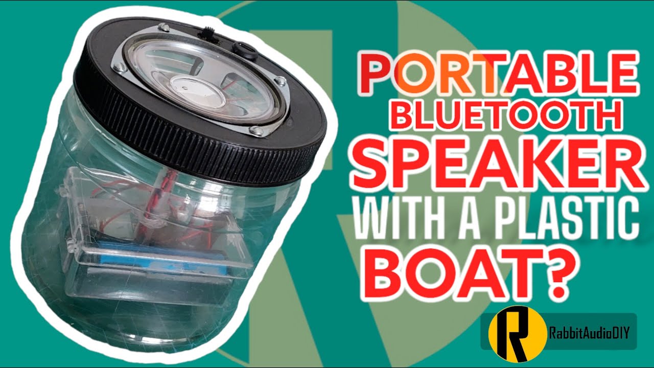 🤔 DIY Altavoz Portatil con un BOTE de PL&Aacute;STICO? #diy #bocinabluetooth #portablespeaker