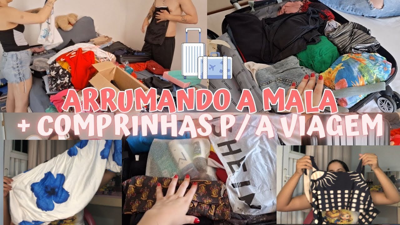 COMPRAS DE ROUPAS PARA VIAGEM DA PRAIA 🏖️ | ARRUMANDO AS MALAS PARA VIAGEM DE 3 DIAS 🙌🏻😍