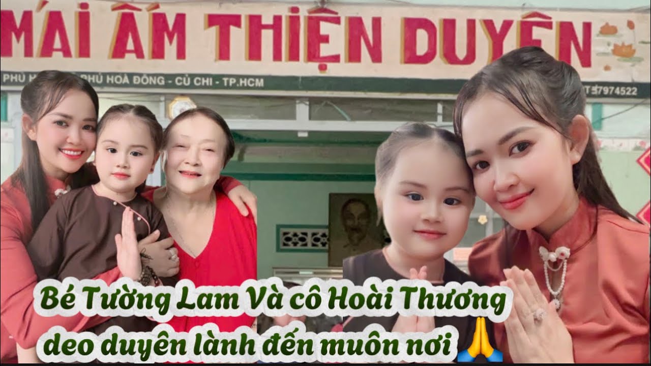 Bé Tường Lam và Cô Hoài Thương deo duyên lành đến người khó khăn 🙏