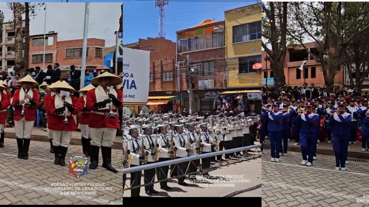 CTHBC DESFILE 9 DE NOVIEMBRE ANIVERSARIO DE DESAGUADERO parte1