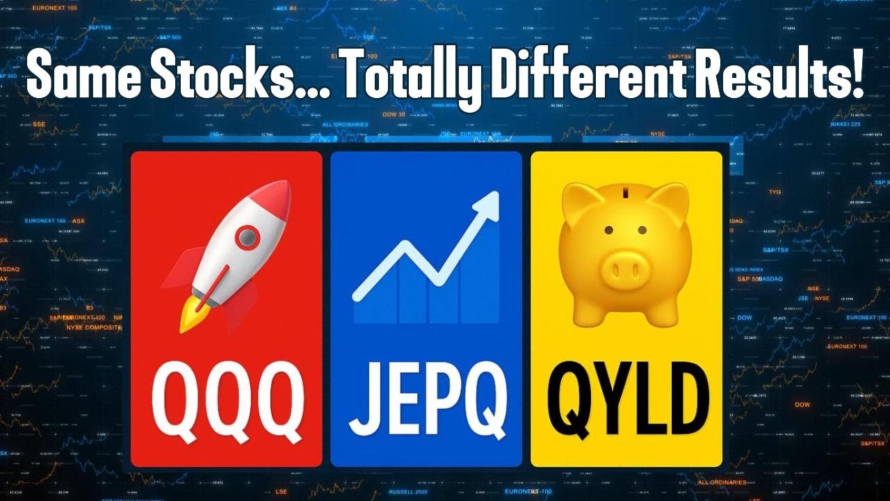 QQQ vs JEPQ vs QYLD: Same Nasdaq 100, Totally Different Results!